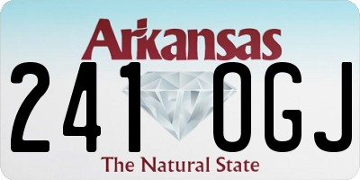 AR license plate 241OGJ
