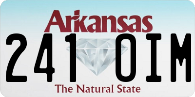 AR license plate 241OIM