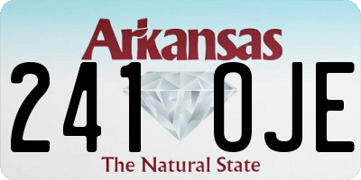 AR license plate 241OJE