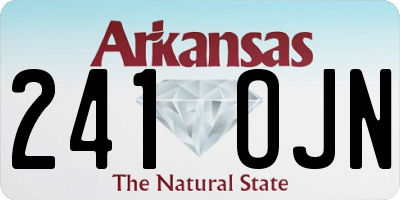 AR license plate 241OJN
