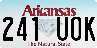 AR license plate 241UOK