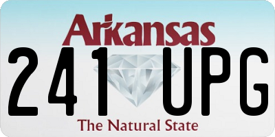 AR license plate 241UPG