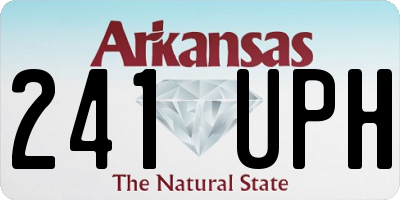AR license plate 241UPH