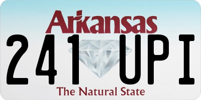 AR license plate 241UPI