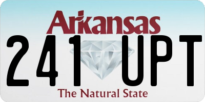 AR license plate 241UPT