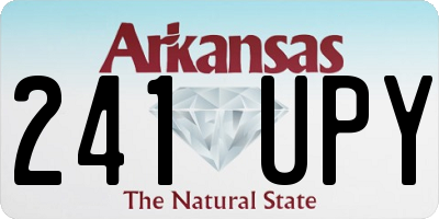 AR license plate 241UPY