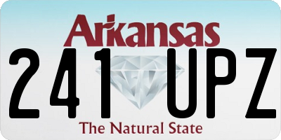AR license plate 241UPZ