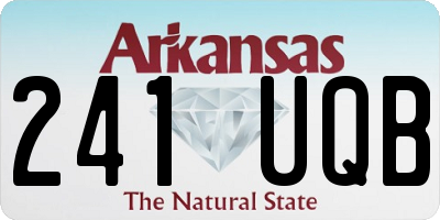 AR license plate 241UQB