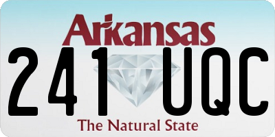 AR license plate 241UQC
