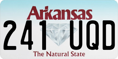 AR license plate 241UQD