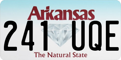 AR license plate 241UQE