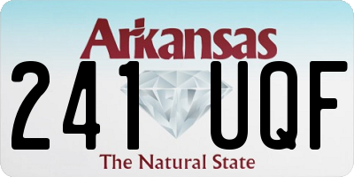 AR license plate 241UQF