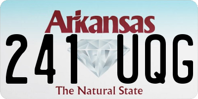 AR license plate 241UQG