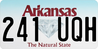AR license plate 241UQH