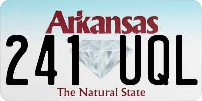 AR license plate 241UQL