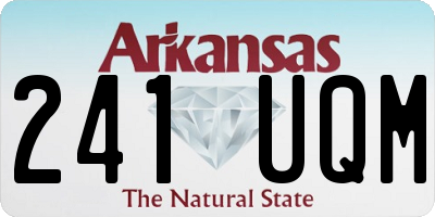 AR license plate 241UQM