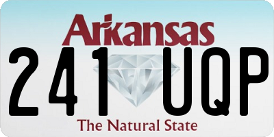 AR license plate 241UQP
