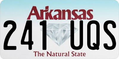 AR license plate 241UQS