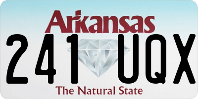 AR license plate 241UQX