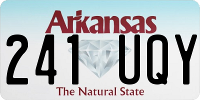 AR license plate 241UQY