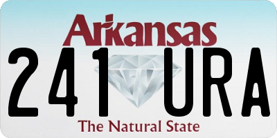 AR license plate 241URA