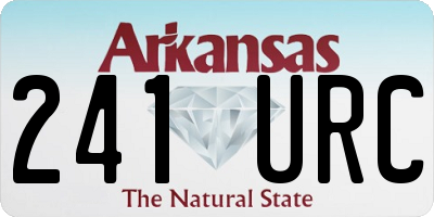 AR license plate 241URC