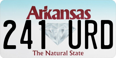 AR license plate 241URD