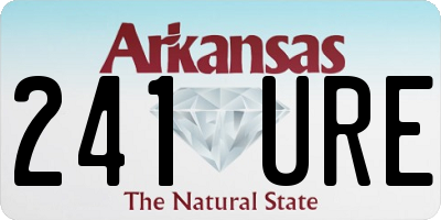 AR license plate 241URE