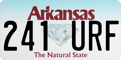 AR license plate 241URF