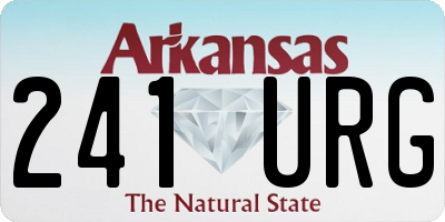 AR license plate 241URG