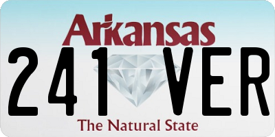 AR license plate 241VER