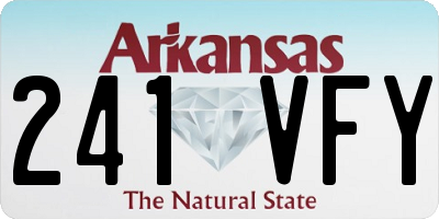 AR license plate 241VFY