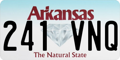 AR license plate 241VNQ