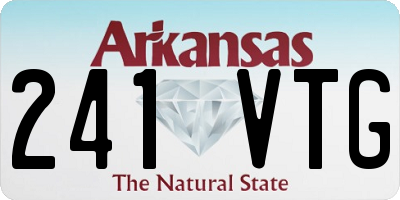 AR license plate 241VTG