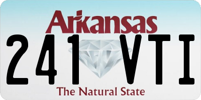AR license plate 241VTI