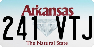 AR license plate 241VTJ