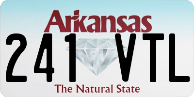 AR license plate 241VTL
