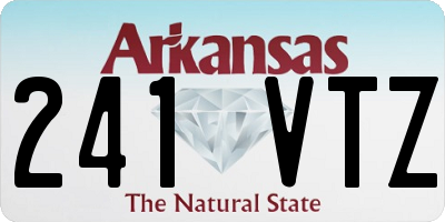 AR license plate 241VTZ