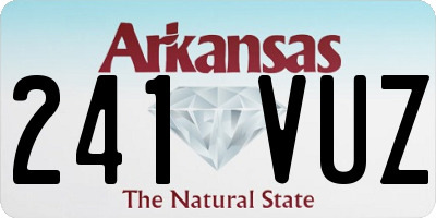 AR license plate 241VUZ