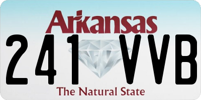 AR license plate 241VVB