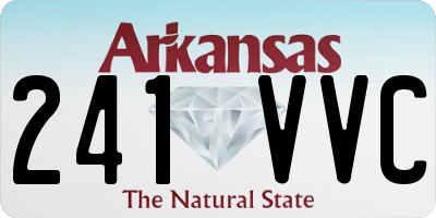 AR license plate 241VVC