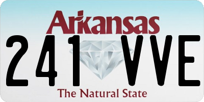 AR license plate 241VVE