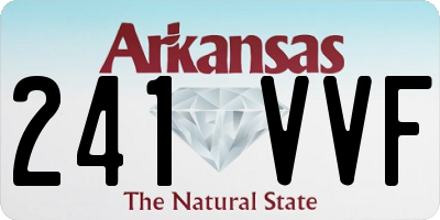 AR license plate 241VVF