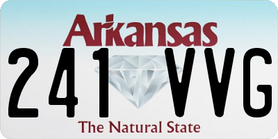 AR license plate 241VVG
