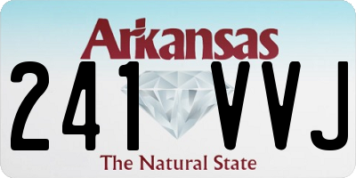 AR license plate 241VVJ