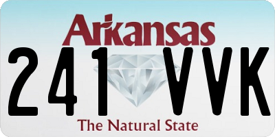 AR license plate 241VVK