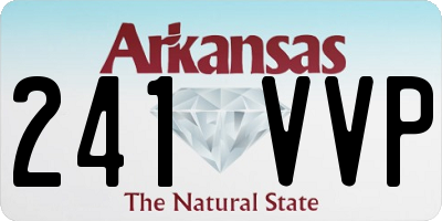 AR license plate 241VVP