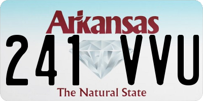 AR license plate 241VVU