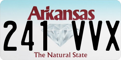 AR license plate 241VVX