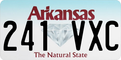AR license plate 241VXC